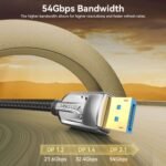 Cable DP 2.1  Macho/Macho / 16K / 1.5M / Negro  HGABG  Vention - Imagen 2
