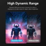 Cable DP a HDMI  Macho/Hembra / 8K / 0.25M / Negro  HFNBC  Vention - Imagen 2