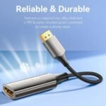 Cable DP a HDMI  Macho/Hembra / 8K / 0.25M / Negro  HFNBC  Vention - Imagen 5