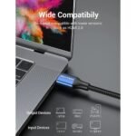 Cable HDMI Macho/Macho HD   Cordón / 8K / 3M / Aluminio Azul  ALGLI  Vention