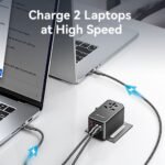 Cargador de Viaje Universal 4 USB A+C+C+C GaN   18W/20W/100W/100W / Negro  FJGB0 Vention - Imagen 6