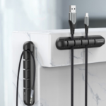 Organizador de Cables para Escritorio   p/5 Cables  Negro  KBRB0  Vention - Imagen 3