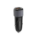 C510Q Cargador Auto 36W   PD + QC3.0  Tipo C  Negro  LDNIO