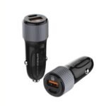 C510Q Cargador Auto 36W   PD + QC3.0  Tipo C  Negro  LDNIO - Imagen 2