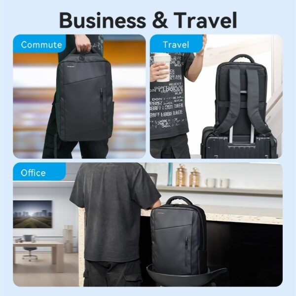 dlimgs.php_-3193.jpg Mochila para Laptop Water-Repellent 15.16" 20L / 48x30x14cm / Negro / KRRB0 Vention