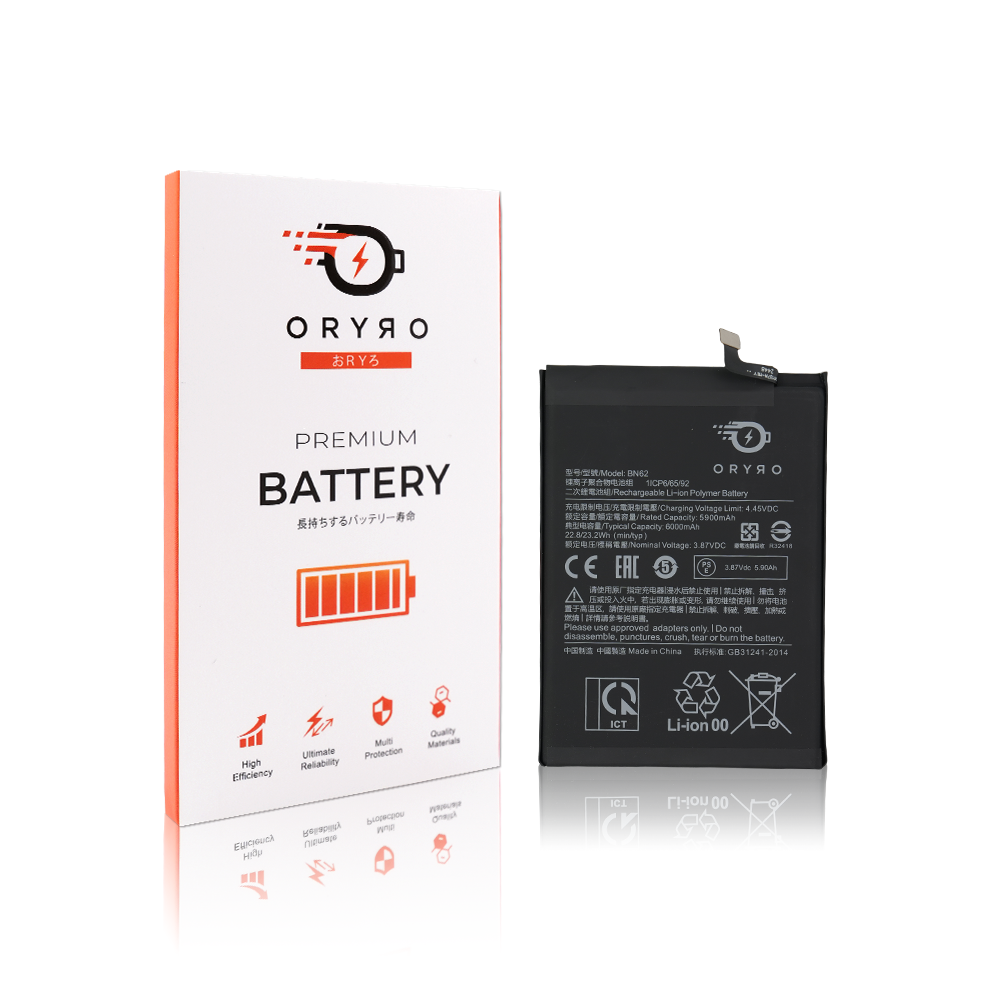 dlimgs.php_-339.png Batería para Xiaomi Redmi Note 9 4G 6000mAh BN62 ORYRO - Imagen 1