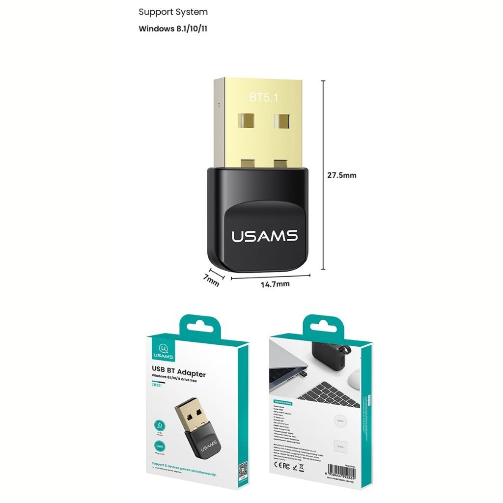 dlimgs.php_-3403.jpg Adaptador Bluetooth 5.1 ZB321 USAMS - Imagen 1