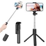 Palo de Selfie   c/Trípode Ajustable  Control Bluetooth  Altura Máx. 1.7M  Negro