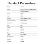 Cable de Poder USB-A a DC 5.5mm   1.5M / Blanco  CEYWG  Vention - Imagen 2