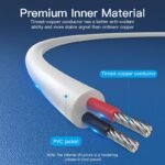 Cable de Poder USB-A a DC 5.5mm   1.5M / Blanco  CEYWG  Vention - Imagen 4