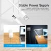 Cable de Poder USB-A a DC 5.5mm   1.5M / Blanco  CEYWG  Vention