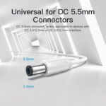 Cable de Poder USB-A a DC 5.5mm   1.5M / Blanco  CEYWG  Vention - Imagen 8