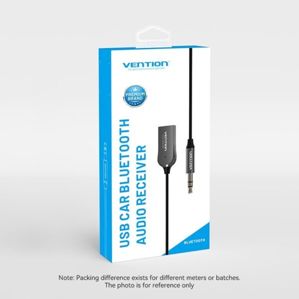 dlimgs.php_-3542.jpg Receptor de Audio Bluetooth 5.0 Vehicular / Cable hasta 1.5M / Gris NAGHG Vention