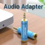Adaptador de Audio 3.5 mm Macho a 6.35 mm Hembra   Azul  VAB-S04-L Vention - Imagen 8