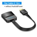 Convertidor HDMI a VGA Flat   0.15M / Negro  74345 Vention