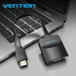 Convertidor HDMI a VGA Flat   0.15M / Negro  74345 Vention - Imagen 2