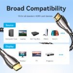 Cable HDMI Cordón   4K HD / Macho/Macho  15M / Aluminio / Gris  ALMBN  Vention - Imagen 11