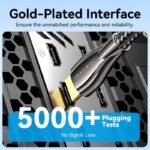 Cable HDMI Cordón   4K HD / Macho/Macho / 3M / Aluminio / Gris  ALMBI  Vention - Imagen 4