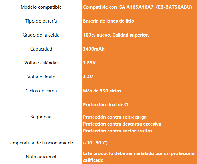 dlimgs.php_-37.png Batería para Samsung A105/A10/A7 2018/A750 EB-BA750ABU ORYRO - Imagen 1
