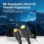 Cable HDMI   Cordón / 8K / 5M / Negro  AAUBJ  Vention - Imagen 5