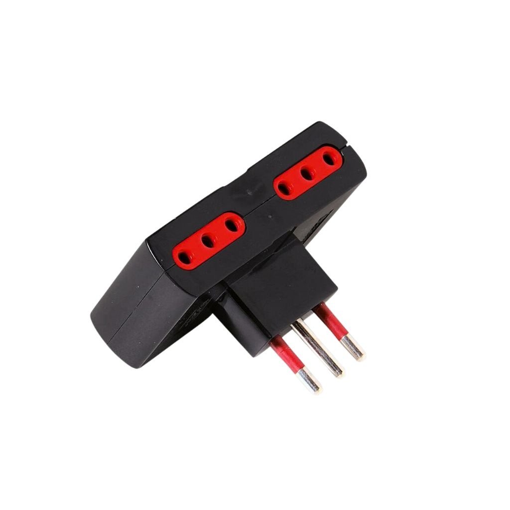 dlimgs.php_-3785.jpg Adaptador x 4 3L a Ficha 3L Negro Conatel - Imagen 1
