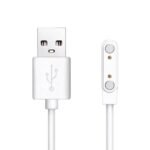 Cargador para Smartwatch   7.62mm  2 pin  Blanco  Genérico