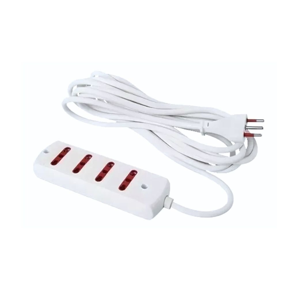 dlimgs.php_-3824.jpg Alargue 4 Tomas Bipaso a Ficha 3L 10A Cable 3M Conatel - Imagen 1