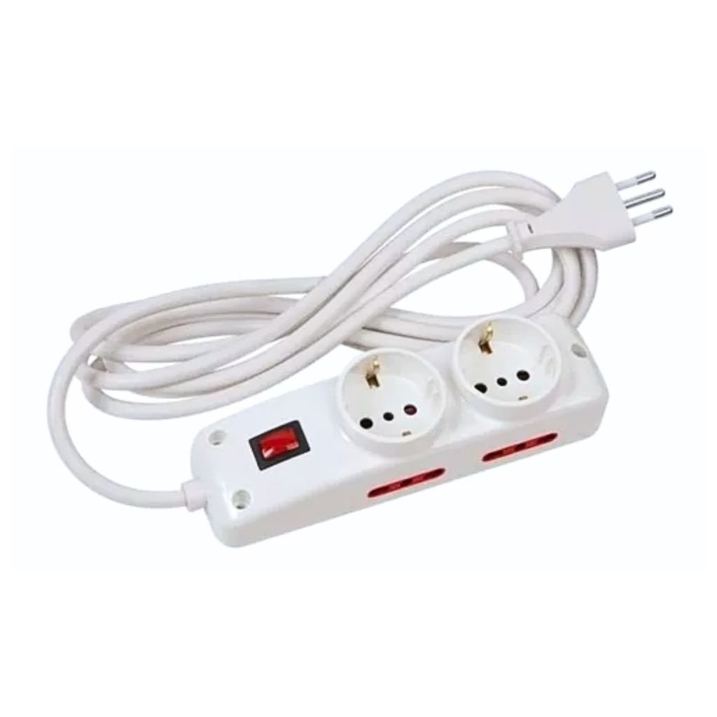dlimgs.php_-3825.jpg Alargue 2 Tomas Schuko + 4 Tomas 3L a Ficha 3L 10A Cable 3M Conatel - Imagen 1