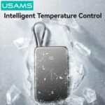 Power Bank Magnético Ultrafino   Cable Tipo C  5.000mAh  PD20W  Gris  XJ Series  CD227 USAMS - Imagen 2