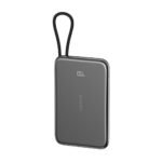 Power Bank Magnético Ultrafino   Cable Tipo C  5.000mAh  PD20W  Gris  XJ Series  CD227 USAMS - Imagen 3