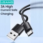 Cable de Datos USB A a USB C SJ708   3A  1M  Blanco  USAMS