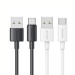 Cable de Datos USB A a USB C SJ708   3A  1M  Blanco  USAMS - Imagen 4