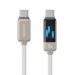 Cable de Datos Meteor Series SJ744   USB C a USB C  100W  1.2M  Titanium  USAMS - Imagen 5