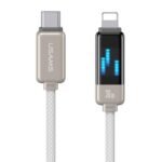 Cable de Datos Meteor Series SJ743   USB C a Lightinig  30W  1.2M  Titanium  USAMS - Imagen 3