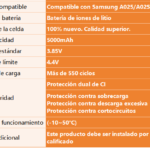 Batería para Samsung A025/A02s / A037 / A032   5000mAh  HQ-50S  ORYRO