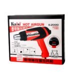 Pistola de Aire Caliente K-2000   1700W  2 Boquillas  Kaisi - Imagen 4