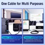 Cable HDMI Flat   4K 60Hz / 1.5M / Negro  VAA-B02-L150 Vention - Imagen 23