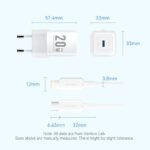 Cargador de Pared USB-C GaN   USB-C a Lightning  20W / Blanco  TZ-FEPW0-EU-02  Vention - Imagen 6