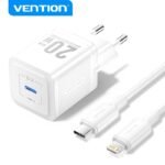 Cargador de Pared USB-C GaN   USB-C a Lightning  20W / Blanco  TZ-FEPW0-EU-02  Vention - Imagen 15