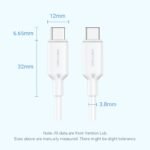 Cable USB-C a USB-C   3A / 2M / Blanco  TRCWH Vention - Imagen 5
