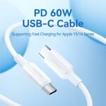 Cable USB-C a USB-C   3A / 1M / Blanco  TRCWF  Vention - Imagen 6