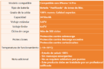 Batería para Apple iPhone 14 Pro   3410mAh  Autoprogramable  / Alta Capacidad  ORYRO