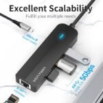 HUB USB-C a USB 3.0x3/RJ45/Micro-B   0.15M / Negro  TGPBB  Vention - Imagen 9