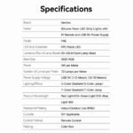 Tira de Luces LED Neon   Silicona / Control Remoto IR / USB 5V / 2M / Blanco  PAEWH  Vention - Imagen 4