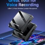 Microfono Solapero   Tipo C Pack x2 / Negro  NCBB0  Vention