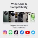 Microfono Solapero   Tipo C Pack x2 / Negro  NCBB0  Vention - Imagen 7