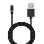 Cargador para Smartwatch   4.0mm  2 pin  Negro  Genérico