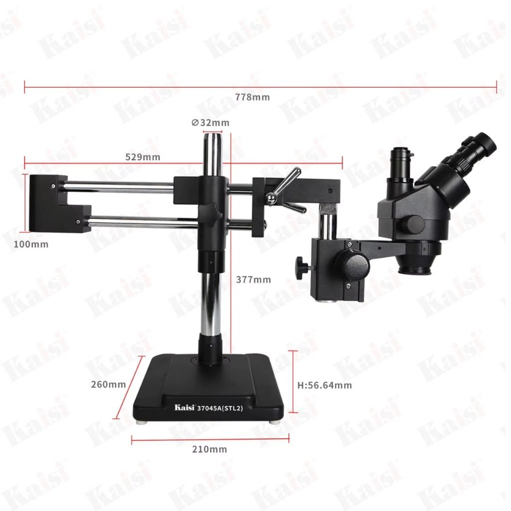 dlimgs.php_-427.jpg Microscopio Trinocular 37050 STL2 Negro Kaisi - Imagen 1