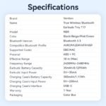 Auricular Bluetooth Tiny T17   Verde  NBRG0  Vention - Imagen 11