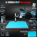 Microscopio Trinocular 36565A M&P   Azul  Kaisi - Imagen 2